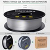 GIANTARM PETG Filament 1.75, Clear Transparent PETG Filament 1.75mm 1kg(2.2lb),