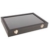 Ring Display Case Organizer with Transparent Lid 100 Slot Jewelry