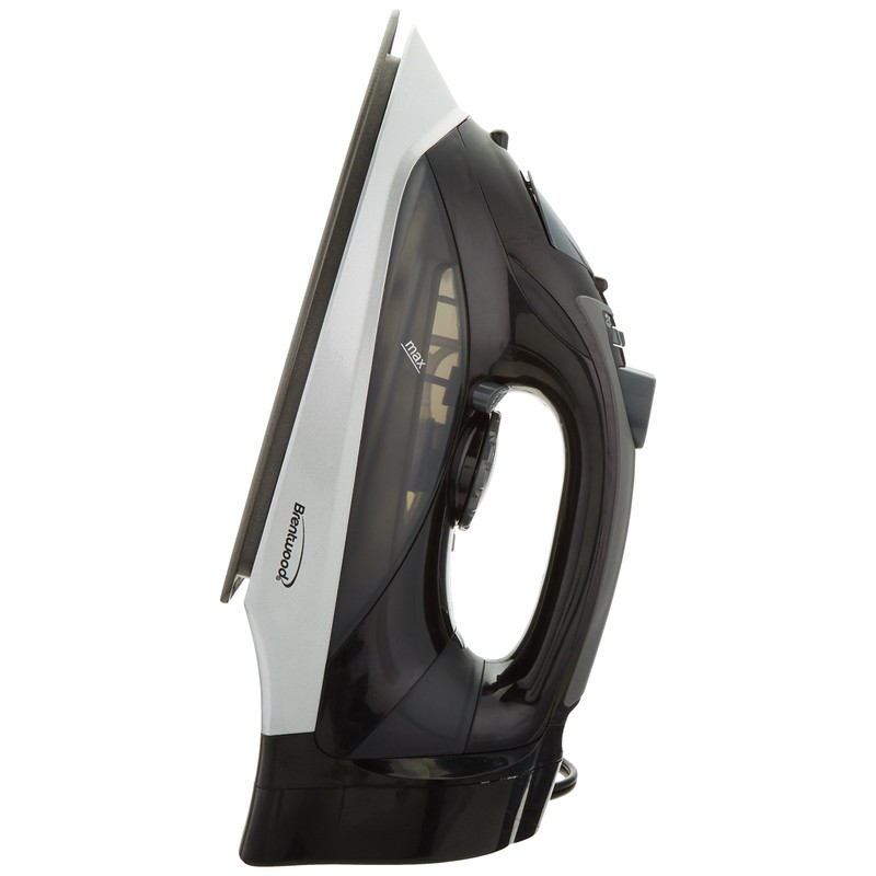 Brentwood MPI-59B Power Steam Iron Nonstick, Black