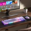 MageGee V550 Wireless Gaming Keyboard and Mouse, 2.4G Full-Sized RGB