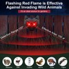 Mysora 12 Pcs Solar Predator Light Nocturnal Animal Repeller Outdoor