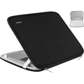 Hsmienk Laptop Sleeve, 15.6 Inch, Durable Shockproof 15.6", Black
