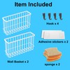 Cabinet Door Organizer 2Pcs, Foil and Plastic Wrap Organizer with