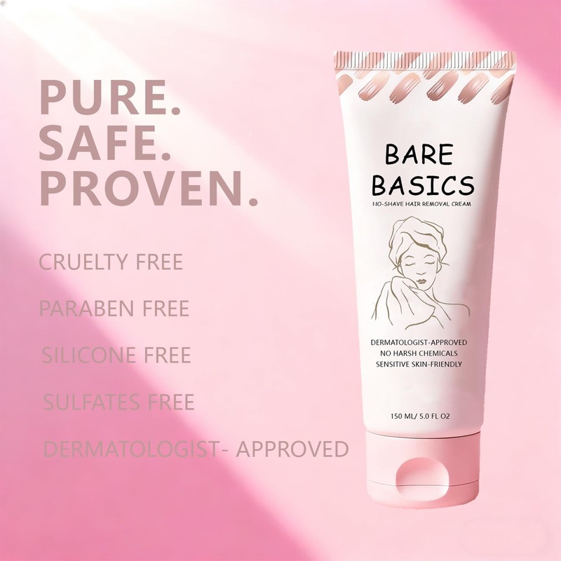 Hair Removal Cream, Gentle Formula with Vitamin E & Vitamin