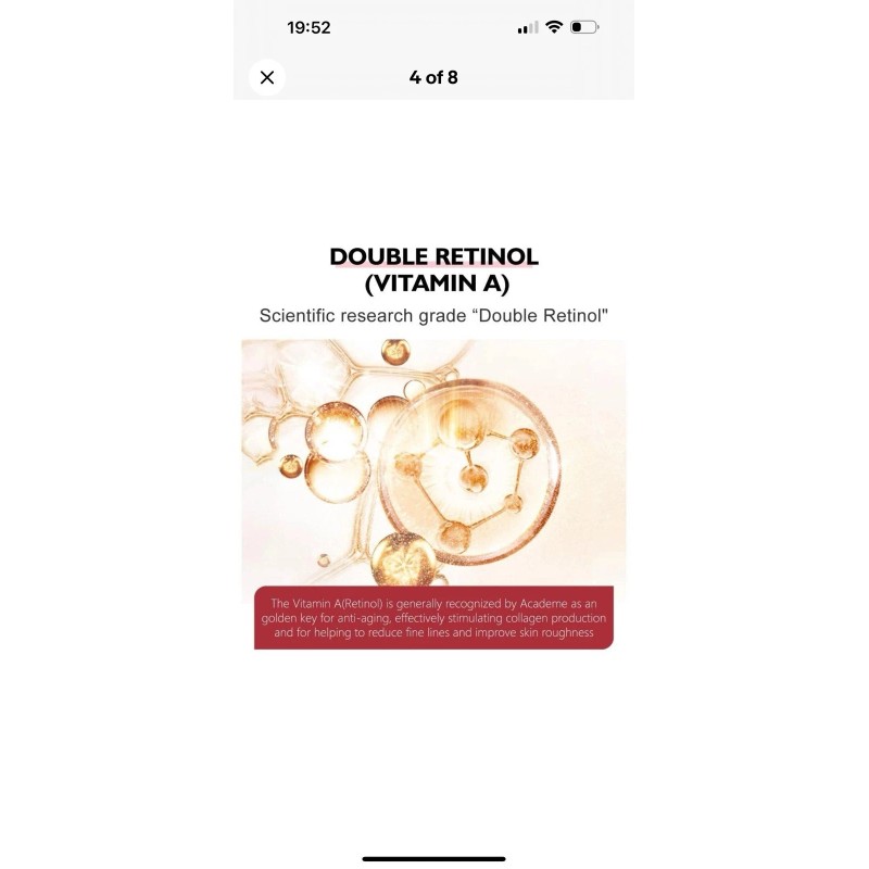 (3)Vibrant Glamour Retinol Face Cream AntiAging for Wrinkles Firming Brightening