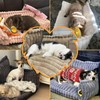 FUNNY FUZZY Dog Bed for Medium Large Dogs - Orthopedic
