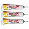3tubos Glutose15 Rápida Control Glucosa Azúcar Energía Limon