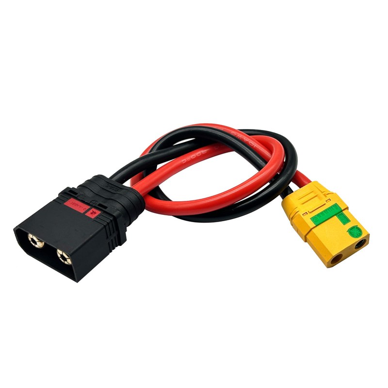 QS8-S Male to XT90 Anti-Ignition Plug Model Aircraft Adapter Cable
