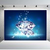 PHMOJEN Shining Diamonds Backdrop, Big Crystal Diamond Gems ( No