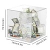 Esforzarse Unopenable Piggy Bank, Clear Acrylic Piggy Bank Must Break