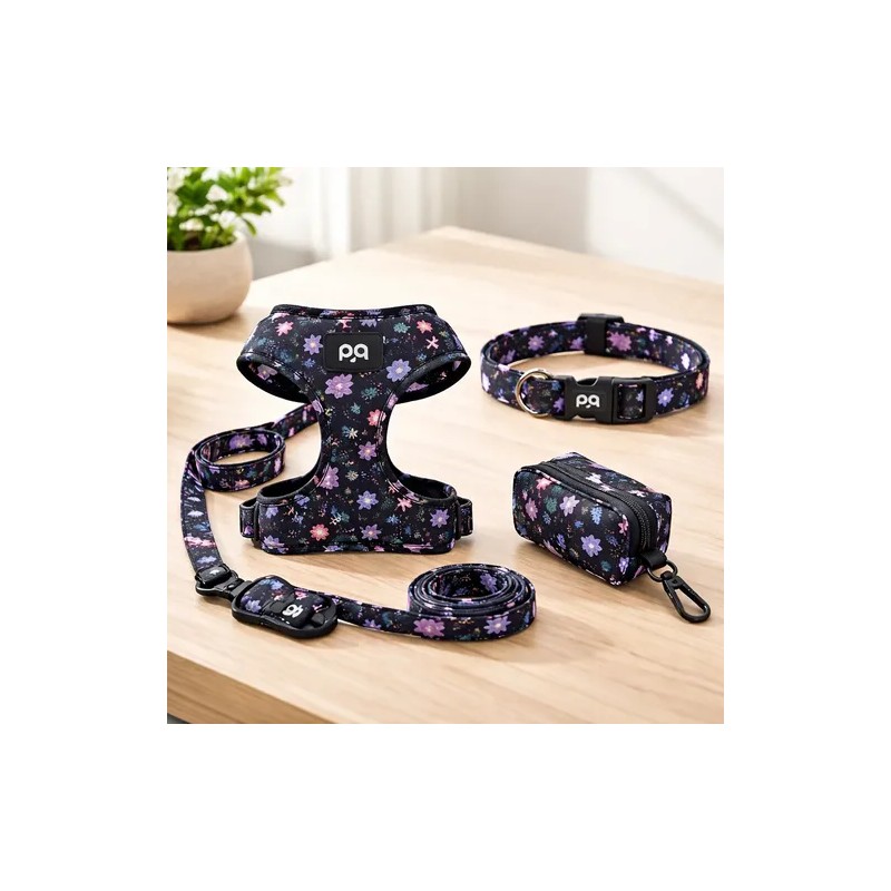 Kit Arnes Pechera Correa Collar Perros Ajustable