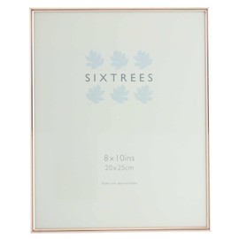 Sixtrees 2-405-80 Winchester Copper 10x8 inch Photo Frame. Complete with microfibre polishing cloth.