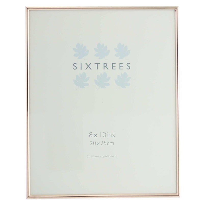 Sixtrees 2-405-80 Winchester Copper 10x8 inch Photo Frame. Complete with