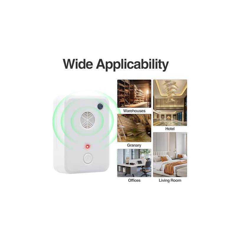 2026 Upgraded Bat Fortress Mini Repeller Indoor Deterrent Ultrasonic Bat