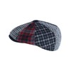 Epoch hats company Men's Multi Patchwork Newsboy Cap, Medium, Gray