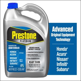 Prestone Platinum Asian Blue Antifreeze & Coolant Prediluted 50/50 1 gallon