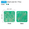 PATIKIL Set of 2 Coasters PCB Coasters Circuit Board Coaster
