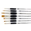 Rocket Gel Grip Acrylic Short Handle 7 Pcs Starter Artist