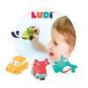 LUDI - Badespielzeug - Thema "Transport" - Kleinwagen zum Baden