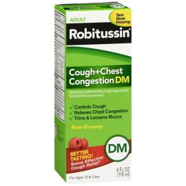 Robitussin Adult Cough + Chest Congestion DM Liquid 4 OZ