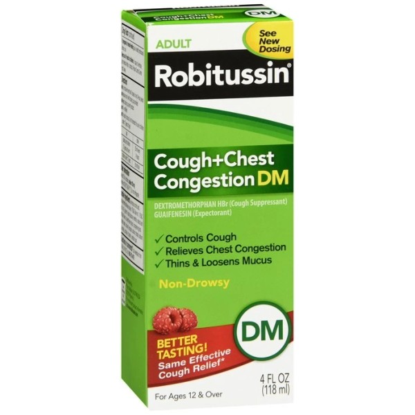 Robitussin Adult Cough + Chest Congestion DM Liquid 4 OZ