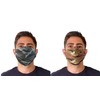 FACE MASK ADJUSTABLE REUSABLE DOUBLE LAYER WITH FILTER POCKET (PACK