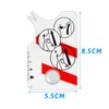 IZyufan Pack of 2 Tick Cards, Tick Scale Card with