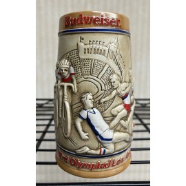 Ceramarte Budweiser Los Angeles 1984 23rd Olympics Commemorative Collector's Stein