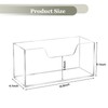 2 Pack Acrylic Paper Towel Holder, 10.8”x5.1”x4.1” Clear Rectangular Tissue