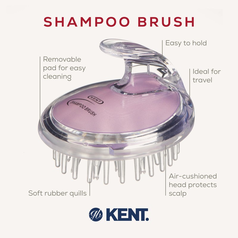 Kent Brushes Shampoo & Scalp Massage Brush - Ideal for