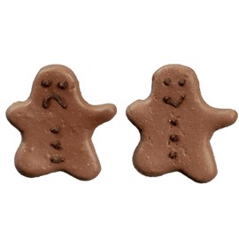 Puppenhaus 2 Lebkuchenmänner Kekse 1:12 Weihnachten Küche Shop Zubehör