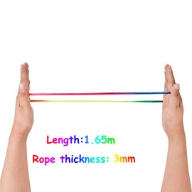 Sunshine smile String Game Finger Game, Pack of 12 Finger Twists, Rainbow Finger Game, Rainbow Rope, Rainbow String Finger, Thread Games for Children for Children's Birthday Party Bags for Girls and