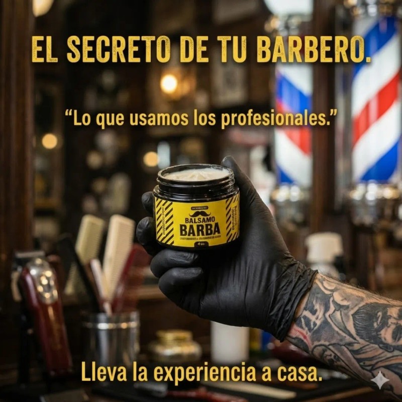 Balsamo Crecer Barba Cubrir Huecos Desde Lavanda