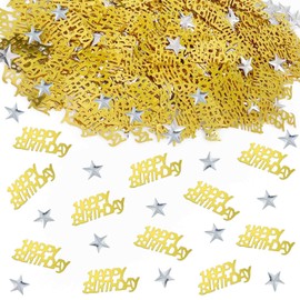 Birthday Confetti Tabletop Scatter Confetti Sequins Confetti Table Decorations Birthday Party Decorations, Baby Shower (Gold)