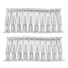 Hidden Gutter Hangers, 5 Inch Gutter Hangers, Heavy Duty Hidden Gutter Brackets with Pre Inserted Screws, Aluminum Hidden Bracket Clips for Repairing Sagging Rain Gutters