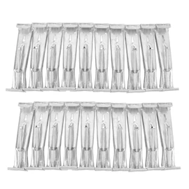 Hidden Gutter Hangers, 5 Inch Gutter Hangers, Heavy Duty Hidden Gutter Brackets with Pre Inserted Screws, Aluminum Hidden Bracket Clips for Repairing Sagging Rain Gutters