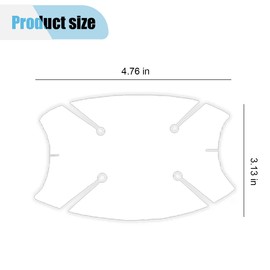 10PCS Clear Car Door Handle Protectors, Anti-Scratch TPU Guard Stickers, Car Door Handle Paint Protection Films, Universal Door Bowl Protection Accessories for Most Vehicles