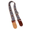 Embroidered Ukulele Strap Ethnic Style Adjustable Length Nylon Leather Comfortable