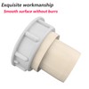 Qrity 1 Piece Kitchen Sink Drain Pipe Connector 58 mm