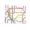 Premium Quality GoOpticians Underground Map Microfibre Cloth