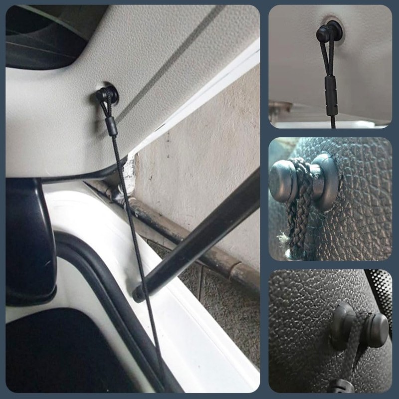 AHEOVSD 4 Pcs Car Boot Parcel Shelf Clips Pins Parcel