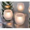 Eastland® Petite Hurricane Votive Holders Frosted Set of 36
