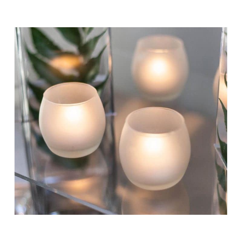 Eastland® Petite Hurricane Votive Holders Frosted Set of 36