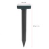 2PCS Ultrasonic Solar Snake Mouse Pest Rodent Repeller Anti Mosquito