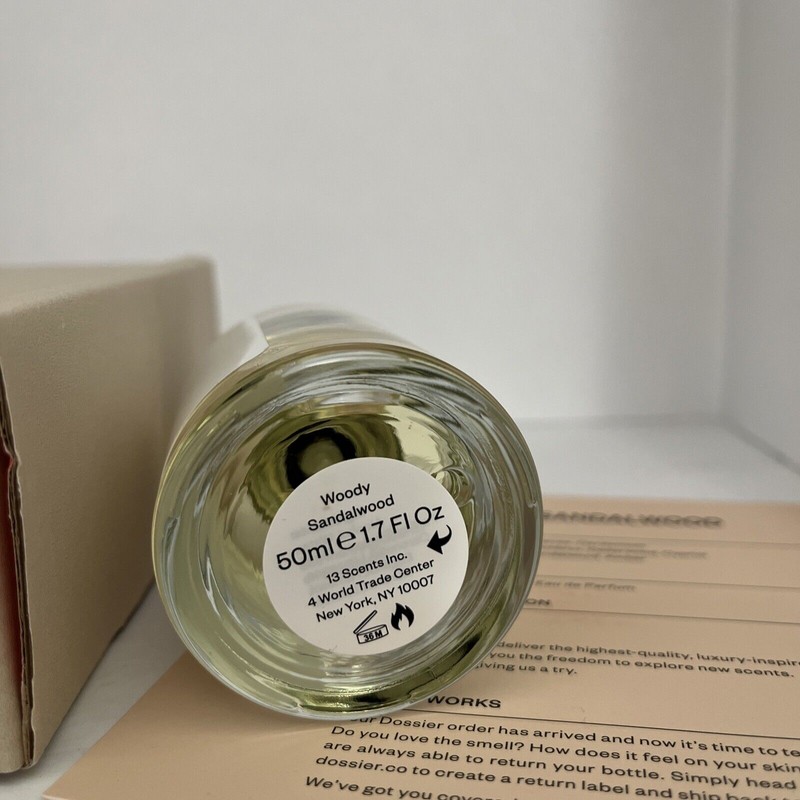 Dossier Woody Sandalwood by Dossier Eau de Parfum Natural Fragrance