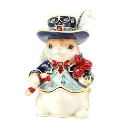 12 – 415 " Rabbit Baron "Jewelry, Trinket Box, Jewelry Box