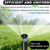 SprinklerHead17AN 10 PCS 17AN Variable Arc Sprinkler Nozzles, Full Circle