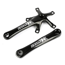 VOANZO Single Crankset Repair Parts Accessory Five-claw 170MM Mountain Road Bike Wheel Folding Modified Disc Crank (Black)