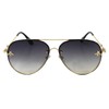 Blue Island Fashion Culture Women's Beehave Bee Charm Aviator Sunglasses,