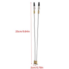 Bent Helping Hands, Adjustable Alloy Steel Welding Third Hand Tool, with High Temperature Resistant Rubber Sleeve and Strong Magnetic Base